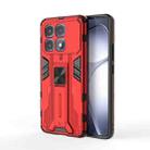 For Redmi K70 Ultra 5G Global Supersonic PC + TPU Holder Phone Case(Red) - 1