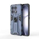 For Redmi K70 Ultra 5G Global Supersonic PC + TPU Holder Phone Case(Blue) - 1