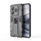 For Redmi Note 14 5G Supersonic PC + TPU Holder Phone Case(Black) - 1