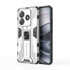 For Redmi Note 14 5G Supersonic PC + TPU Holder Phone Case(White) - 1