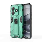 For Redmi Note 14 5G Supersonic PC + TPU Holder Phone Case(Green) - 1