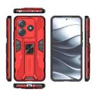 For Redmi Note 14 5G Supersonic PC + TPU Holder Phone Case(Red) - 3