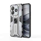 For Redmi Note 14 5G Supersonic PC + TPU Holder Phone Case(Grey) - 1