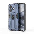 For Redmi Note 14 5G Supersonic PC + TPU Holder Phone Case(Blue) - 1