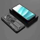 For Redmi Note 14 Pro 5G Supersonic PC + TPU Holder Phone Case(Black) - 2