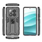 For Redmi Note 14 Pro 5G Supersonic PC + TPU Holder Phone Case(Black) - 3