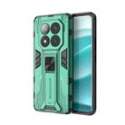 For Redmi Note 14 Pro 5G Supersonic PC + TPU Holder Phone Case(Green) - 1