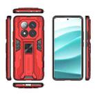 For Redmi Note 14 Pro 5G Supersonic PC + TPU Holder Phone Case(Red) - 3