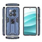 For Redmi Note 14 Pro 5G Supersonic PC + TPU Holder Phone Case(Blue) - 3