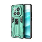 For Redmi Note 14 Pro+ 5G Supersonic PC + TPU Holder Phone Case(Green) - 1