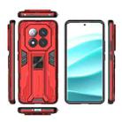 For Redmi Note 14 Pro+ 5G Supersonic PC + TPU Holder Phone Case(Red) - 3