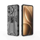 For Redmi K80 Pro Supersonic PC + TPU Holder Phone Case(Black) - 1