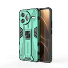 For Redmi K80 Pro Supersonic PC + TPU Holder Phone Case(Green) - 1