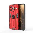 For Redmi K80 Pro Supersonic PC + TPU Holder Phone Case(Red) - 1