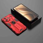 For Redmi K80 Pro Supersonic PC + TPU Holder Phone Case(Red) - 2