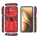 For Redmi K80 Pro Supersonic PC + TPU Holder Phone Case(Red) - 3