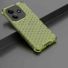 For Redmi Note 14 5G Honeycomb Shockproof Phone Case(Green) - 2