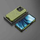 For Redmi Note 14 5G Honeycomb Shockproof Phone Case(Green) - 3