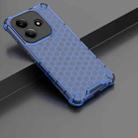 For Redmi Note 14 5G Honeycomb Shockproof Phone Case(Blue) - 2