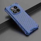 For Redmi Note 14 Pro+ 5G Honeycomb Shockproof Phone Case(Blue) - 2