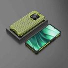 For Redmi Note 14 Pro 5G Honeycomb Shockproof Phone Case(Green) - 3