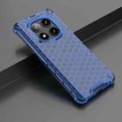 For Redmi Note 14 Pro 5G Honeycomb Shockproof Phone Case(Blue) - 2