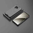 For Redmi K80 Honeycomb Shockproof Phone Case(Black) - 2