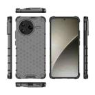 For Redmi K80 Honeycomb Shockproof Phone Case(Black) - 3