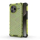 For Redmi K80 Pro Honeycomb Shockproof Phone Case(Green) - 1