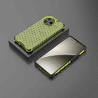 For Redmi K80 Pro Honeycomb Shockproof Phone Case(Green) - 2