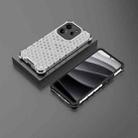 For Redmi Note 14 4G 163.25mm Honeycomb Shockproof Phone Case(White) - 2