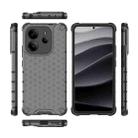 For Redmi Note 14 4G 163.25mm Honeycomb Shockproof Phone Case(Black) - 3