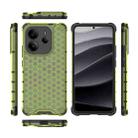 For Redmi Note 14 4G 163.25mm Honeycomb Shockproof Phone Case(Green) - 3
