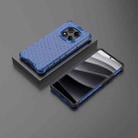 For Redmi Note 14 Pro 4G Honeycomb Shockproof Phone Case(Blue) - 2