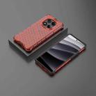 For Redmi Note 14 Pro 4G Honeycomb Shockproof Phone Case(Red) - 2