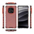 For Redmi Note 14 Pro 4G Honeycomb Shockproof Phone Case(Red) - 3