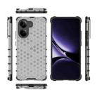 For Redmi Turbo 4 5G Honeycomb Shockproof Phone Case(White) - 3