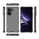 For Redmi Turbo 4 5G Honeycomb Shockproof Phone Case(Black) - 3