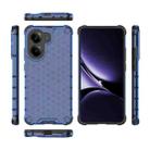 For Redmi Turbo 4 5G Honeycomb Shockproof Phone Case(Blue) - 3