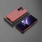 For Redmi Turbo 4 5G Honeycomb Shockproof Phone Case(Red) - 2