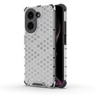 For Redmi A5 4G 171.7mm / Poco C71 Honeycomb Shockproof Phone Case(White) - 1