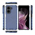 For Redmi A5 4G 171.7mm / Poco C71 Honeycomb Shockproof Phone Case(Blue) - 3