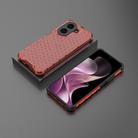 For Redmi A5 4G 171.7mm / Poco C71 Honeycomb Shockproof Phone Case(Red) - 2