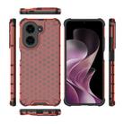For Redmi A5 4G 171.7mm / Poco C71 Honeycomb Shockproof Phone Case(Red) - 3