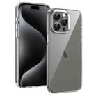 For iPhone 12 Pro Max Ice Feel HD Transparent PC Full Coverage Phone Case(Silver) - 1