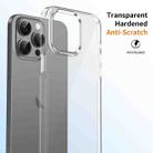 For iPhone 12 Pro Max Ice Feel HD Transparent PC Full Coverage Phone Case(Silver) - 3