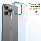 For iPhone 12 Pro Max Ice Feel HD Transparent PC Full Coverage Phone Case(Blue) - 3