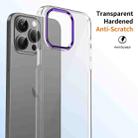 For iPhone 12 Pro Max Ice Feel HD Transparent PC Full Coverage Phone Case(Purple) - 3