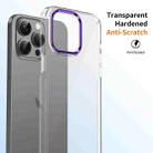 For iPhone 12 Pro Ice Feel HD Transparent PC Full Coverage Phone Case(Purple) - 3