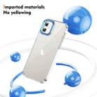 For iPhone 12 Ice Feel HD Transparent PC Full Coverage Phone Case(Blue) - 2